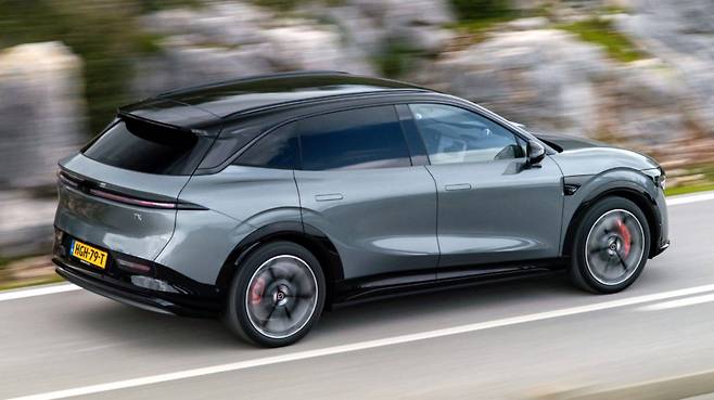 주행 중인 지커 7X의 모습 / 출처=지커