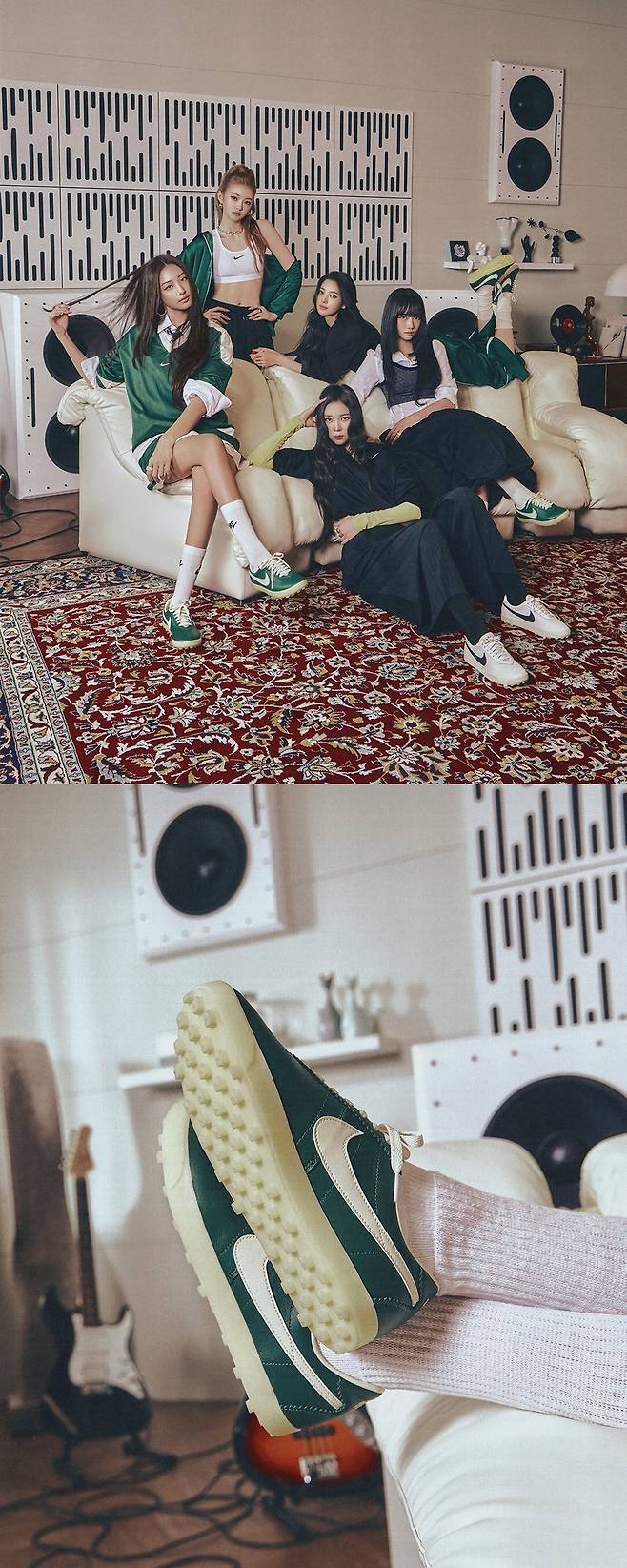 올해 초 미야오(MEOVV)와 진행한 아스트로그래버 콜라보레이션. 사진 나이키