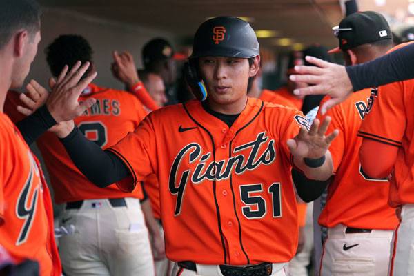 바이텔로 감독은 이정후에게 WBC 출전이 도움이 될 것이라고 예상했다. 사진= AP= 연합뉴스 제공