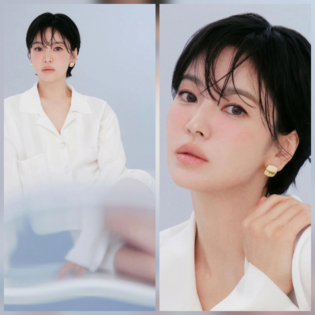 송혜교의 긴 생머리는 ‘완성된 스타일’이 아닌, 또 다른 컷의 일부였다. 사진=송혜교 SNS