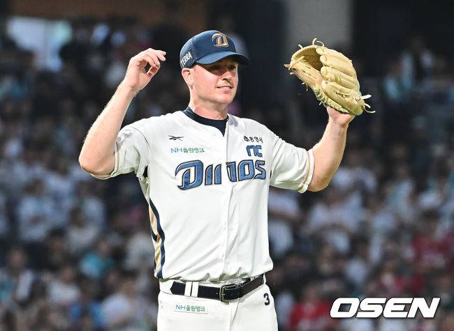 [OSEN=창원, 이석우 기자] NC 다이노스 라일리 020 2025.10.04 / foto0307@osen.co.kr