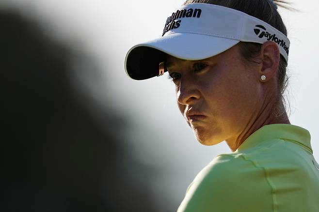 김효주와 같은 조 샷 대결을 벌이는 넬리 코르다. 사진 제공=AP연합뉴스