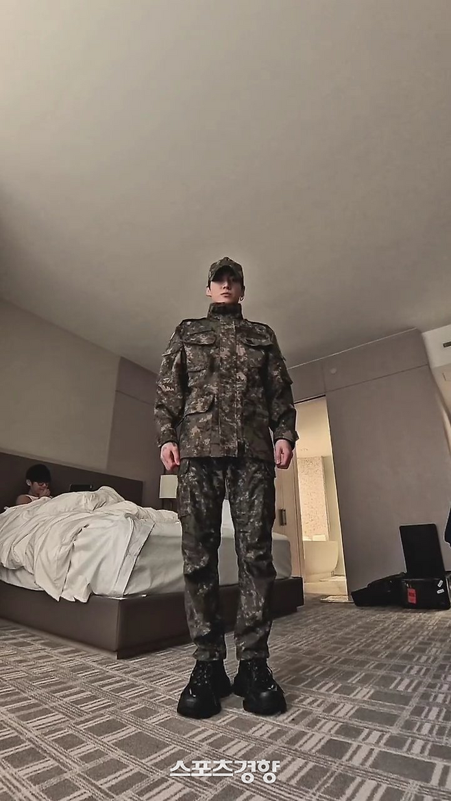 정국 틱톡 캡처.