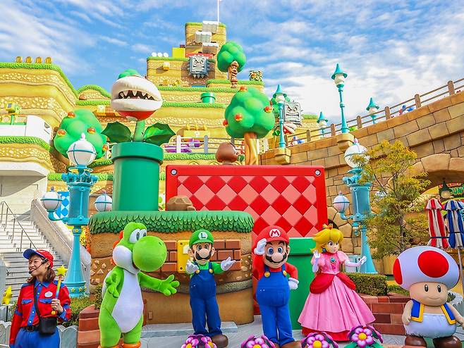 '슈퍼 닌텐도 월드'에 등장한 인기 캐릭터 [사진/권혁창 기자]