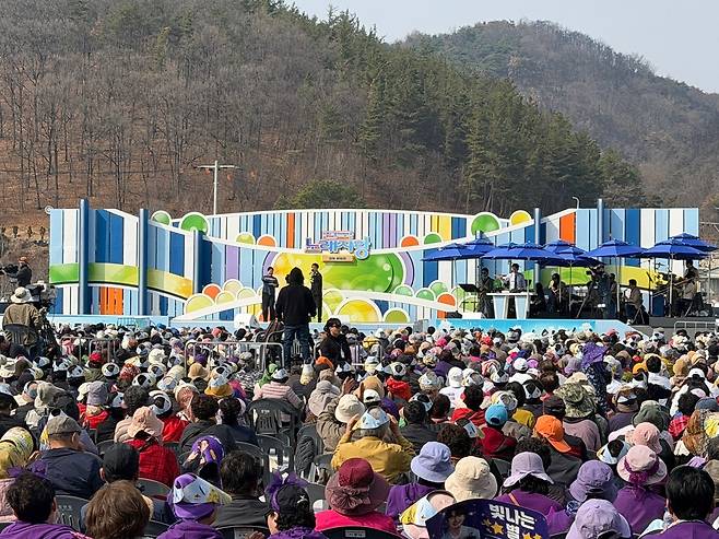‘KBS 전국노래자랑 의성군편' 녹화 장면. /의성군 제공