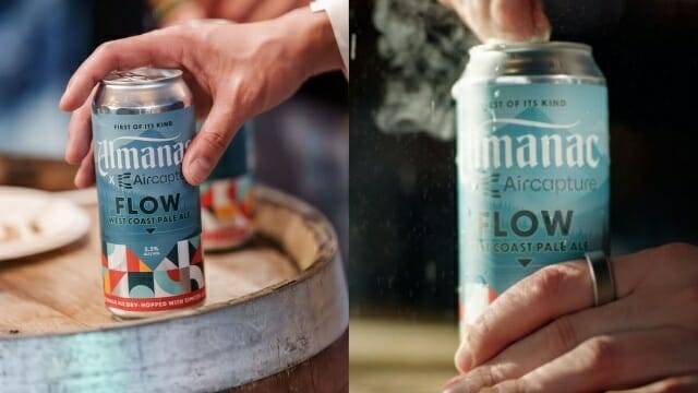 ▲공기 중에서 직접 포집한 이산화탄소로 만든 맥주(사진=알마낙 비어 홈페이지 캡처)