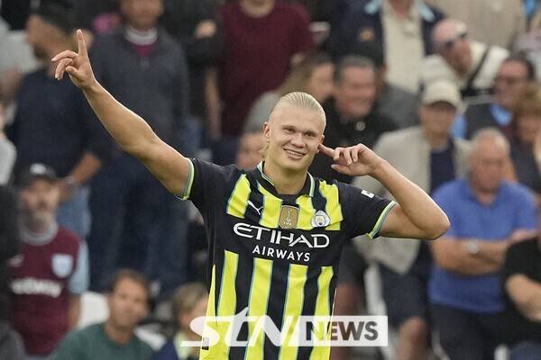 맨체스터 시티 공격수 엘링 홀란. /사진=뉴시스(AP)