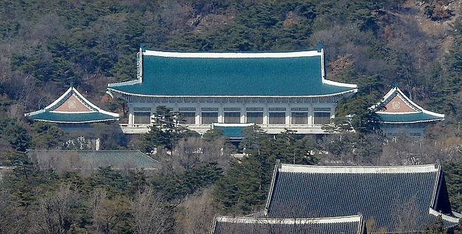 청와대 전경.