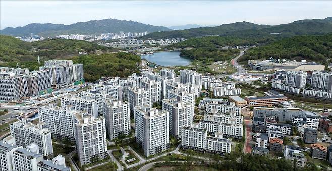 의왕시 백운밸리 전경. 의왕시 제공