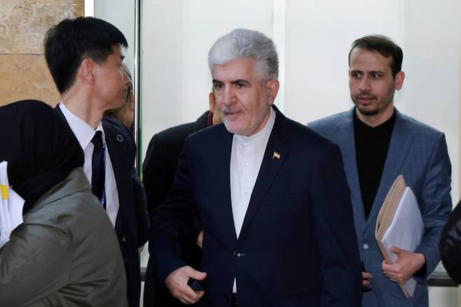 [서울=뉴시스] 김명년 기자 = 사이드 쿠제치 주한 이란 대사 /사진=