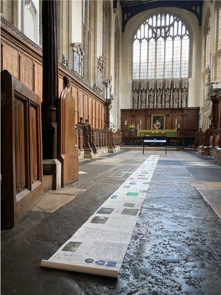 KAIST(카이스트)는 이진준 문화기술대학원 교수가 영국 옥스퍼드대에 박사 논문으로 제출한 한지 두루마리 논문이 영국 애쉬몰린 박물관에 전시된다고 밝혔다. 이 교수가 2020년 발표한 '빈정원-어디에나 있는, 어디에도 없는 곳으로의 리미노이드 여행'이라는 이름의 박사 논문은 길이 10미터에 달하는 한지 두루마리에 쓰였다. /사진=KAIST