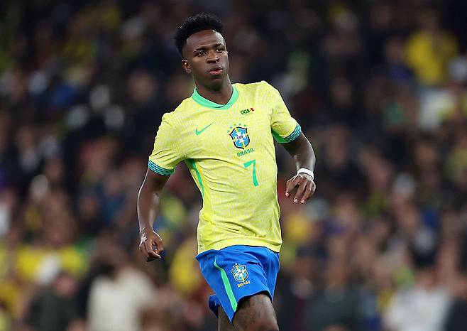 브라질 대표팀 공격수 비니시우스 주니오르. Getty Images코리아