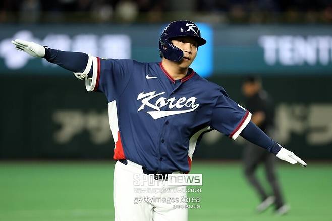 ▲ 문보경이 C조 조별 라운드 4경기에서만 무려 11타점을 쓸어담았다. 조별 라운드 타점 신기록이자, 2026년 WBC 최다 타점 기록이다.