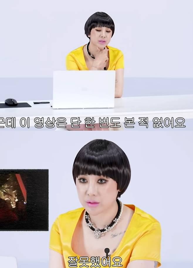 ▲ 가수 서인영이 과거 논란에 대해 사과했다. 출처|유튜브 채널 '개과천선 서인영' 캡쳐