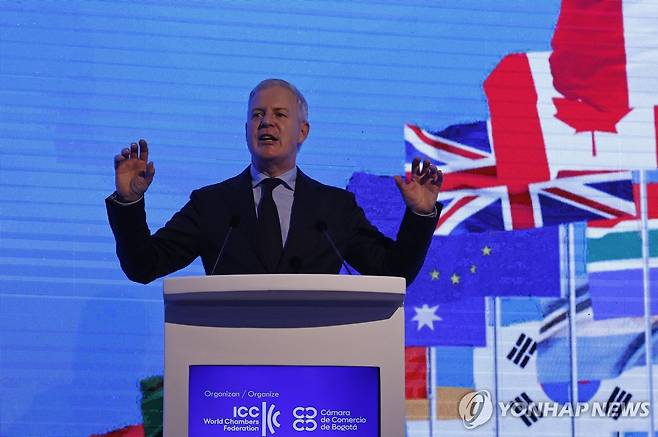 존 덴턴 국제상업회의소 사무총장 [EPA=연합뉴스 자료사진. 재판매 및 DB 금지]