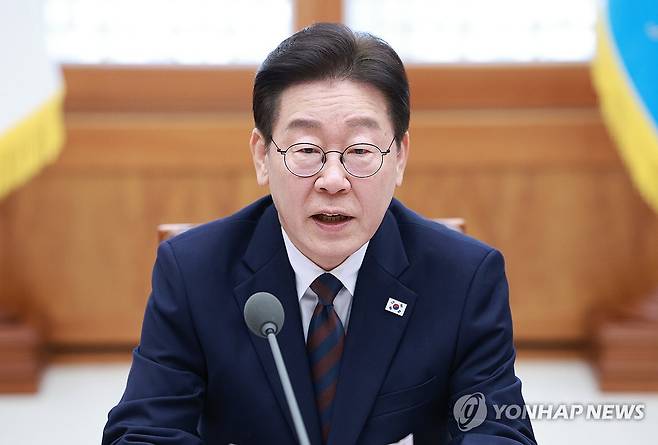 이재명 대통령, 중동상황 비상경제점검회의 발언 [연합뉴스 자료사진]