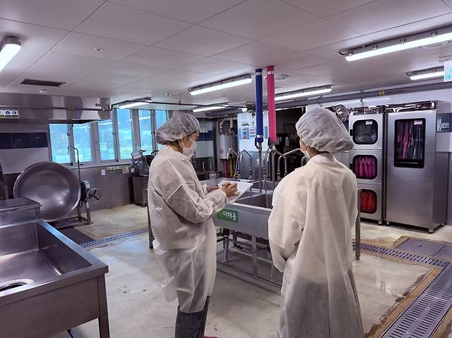 급식소 합동점검 모습. 사진=광주시