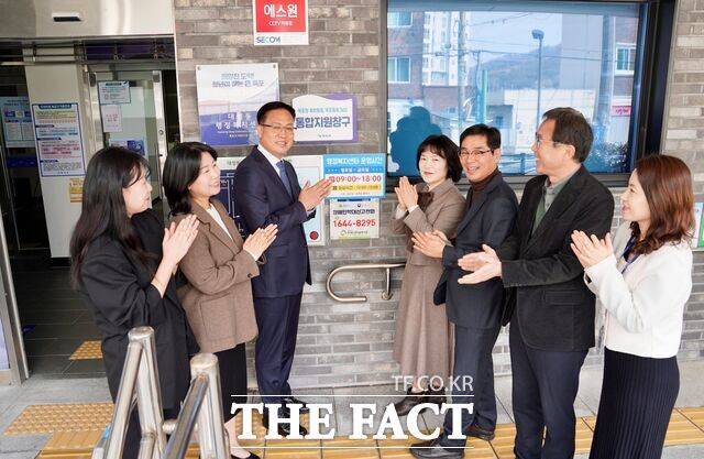 대성동 통합지원창구 현장 모습 /목포시