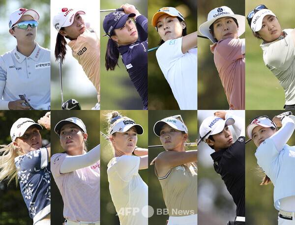 지노 티띠꾼, 넬리 코다, 리디아 고 등과 함께 2026년 미국여자프로골프(LPGA) 투어 '포드 챔피언십 프리젠티드 바이 와일드 호스 패스'에 출전한 김효주, 황유민, 윤이나, 전인지, 이소미, 유해란, 찰리 헐, 지노 티띠꾼, 넬리 코다, 리디아 고, 안나린, 최혜진 프로. 사진제공=ⓒAFPBBNews = News1 (사진을 무단으로 사용하지 마십시오.)