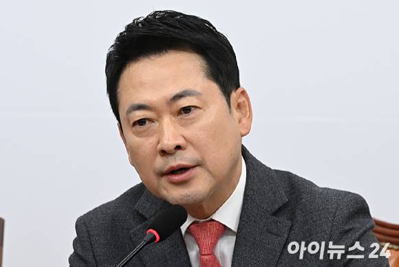 장동혁 국민의힘 대표가 지난 23일 서울 여의도 국회에서 열린 최고위원회의에서 발언하고 있다. [사진=곽영래 기자]