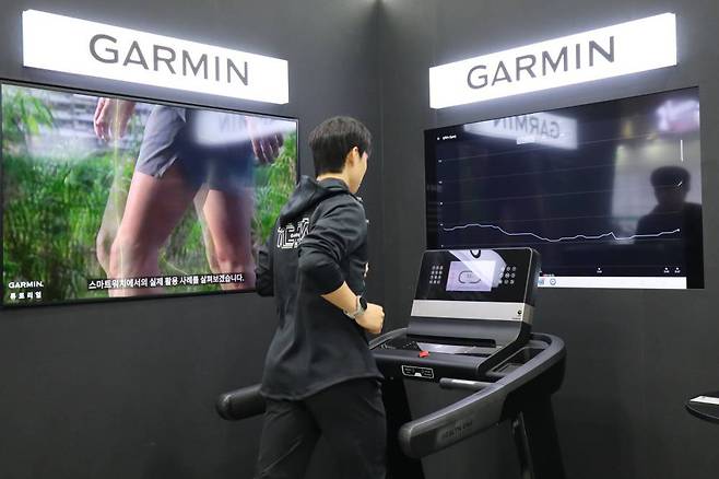 하이록스 훈련 시 가민 데이터를 참고한다고 밝힌 노승현 선수 / 출처=IT동아