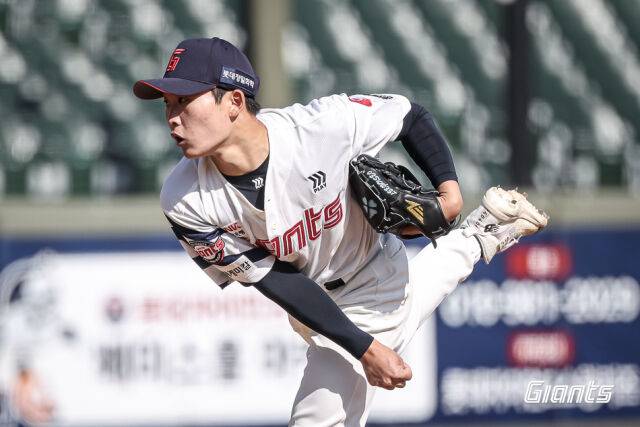 개막 엔트리에 합류한 루키 이준서./롯데 자이언츠