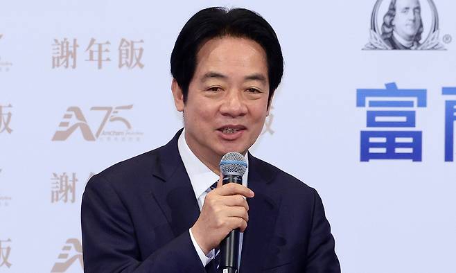 라이칭더 대만 총통.&nbsp;AP연합뉴스