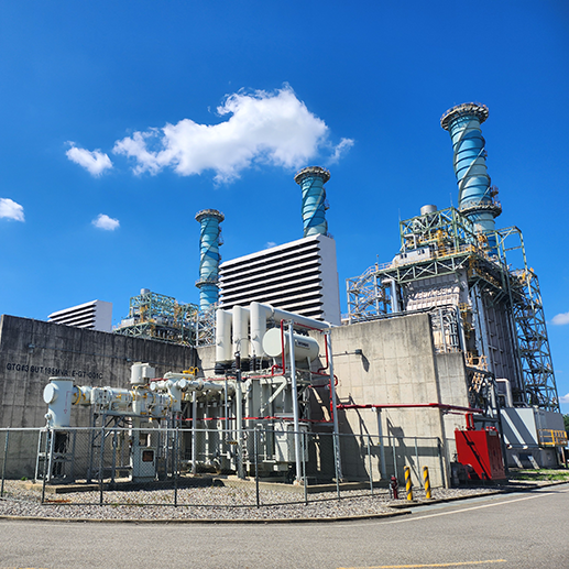 E1의 LNG 복합화력발전소. E1 홈페이지