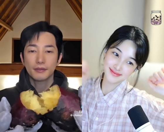 /사진=박시후, 율희 틱톡 라이브