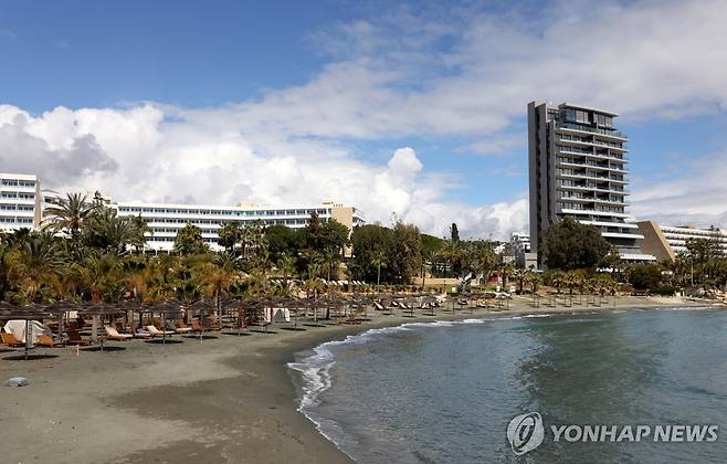 키프로스 해변 [로이터 연합뉴스 자료사진. 재배포 및 DB 금지]