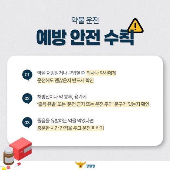 약물운전 예방 수칙 [대한민국 정책브리핑 홈페이지 갈무리. 재판매 및 DB 금지]