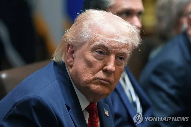 트럼프 대통령 [AP 연합뉴스. 재판매 및 DB 금지]