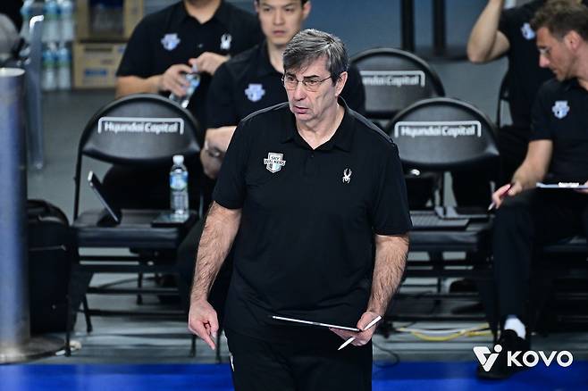 필립 블랑 현대캐피탈 감독 [한국배구연맹 제공. 재판매 및 DB 금지]