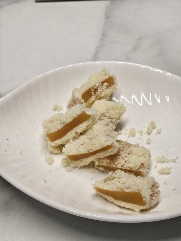 SNS상에서 인기를 끌고 있는 호박인절미. 독자 제공