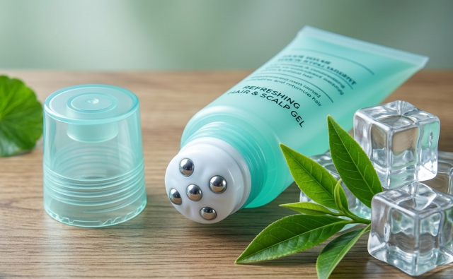 닥터포헤어의 '피토테라피 하이드로 스칼프 세럼'. 5중 롤러가 세럼을 두피에 고르게 도포해준다. 손을 사용하지 않아도 돼 위생성과 편의성도 높였다. [사진=조현미 기자]