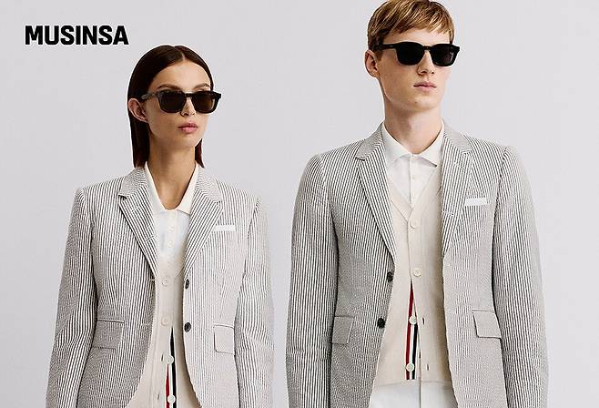 무신사에 입점한 글로벌 프리미엄 디자이너 브랜드 '톰 브라운(Thom Browne)'. [사진=무신사]