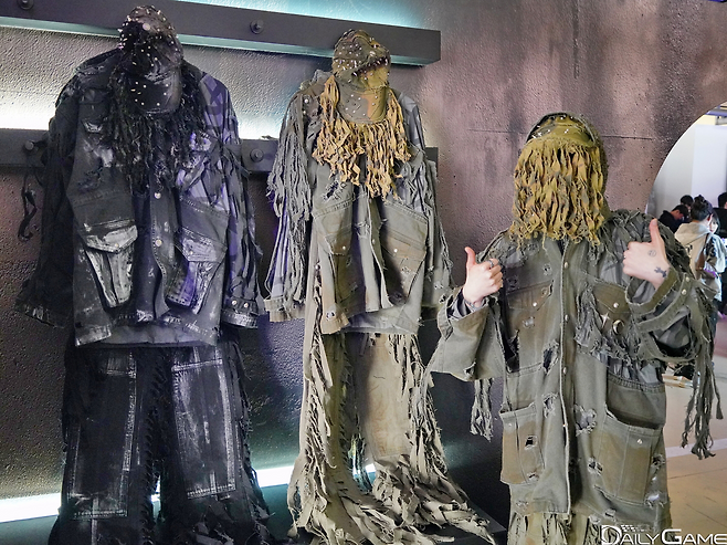 길리슈트를 콘셉트로 한 패션 부스가 마련됐다.