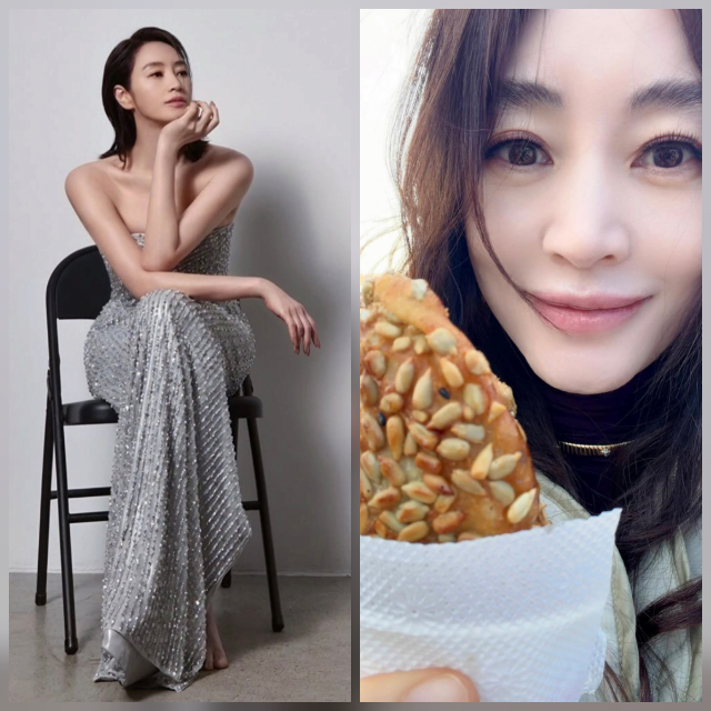 배우 김혜수가 ‘호떡보다 작은 얼굴’이라는 반응이 나올 만큼 놀라운 비율로 시선을 사로잡았다. 사진=김혜수 SNS