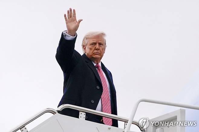 도널드 트럼프 미국 대통령 [AFP=연합뉴스. 재판매 및 DB 금지]