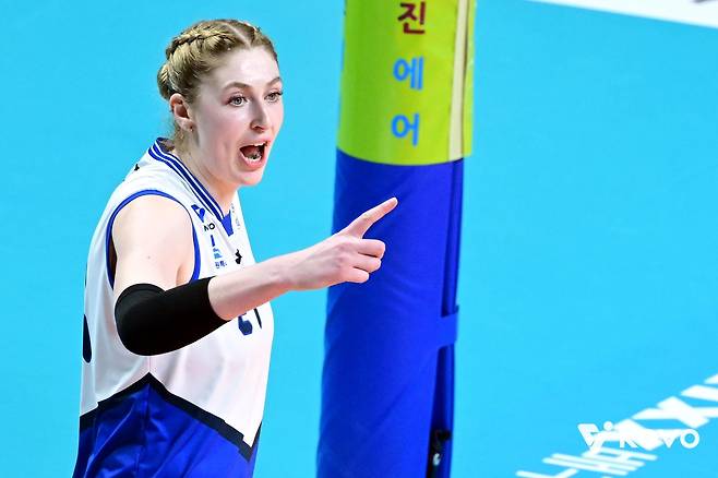 현대건설의 외국인 주포 카리 [한국배구연맹 제공. 재판매 및 DB 금지]