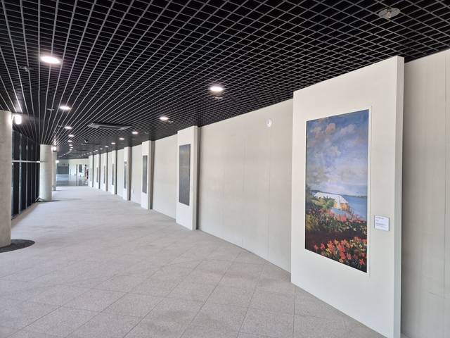 라원 실내에 설치한 디지털 전시관. 경주시 제공