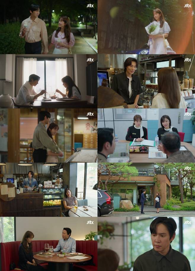 ‘미혼남녀의 효율적 만남’ 한지민, 박성훈과 설렘 MAX (제공: JTBC)