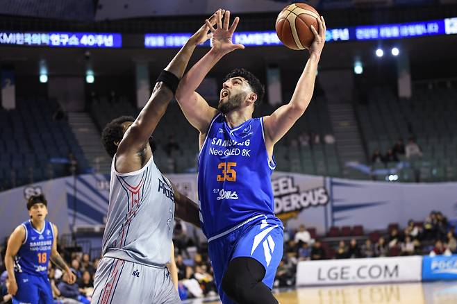 서울 삼성 케렘 칸터. 사진=KBL