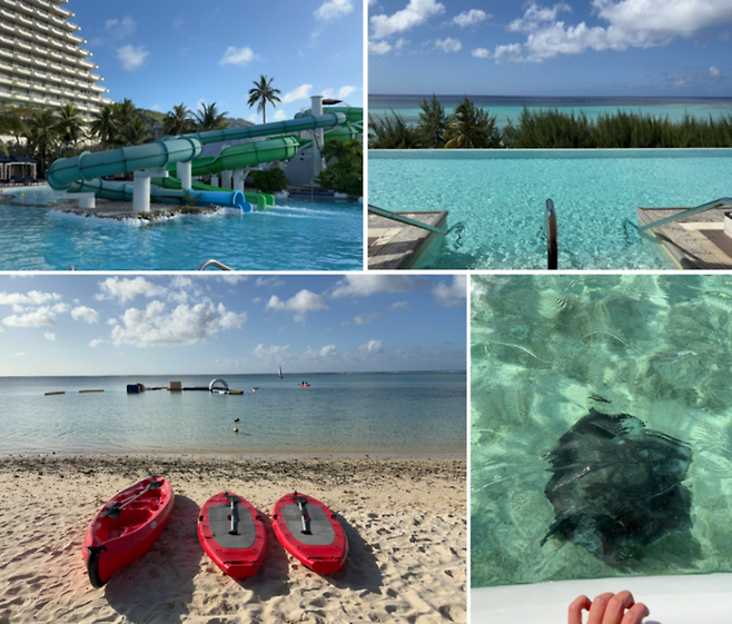 워터파크와 인피니티풀, 프라이빗 비치를 갖추고 있다./사진=김지은 여행+기자