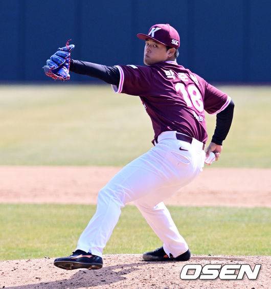 키움 신인 박준현. / OSEN DB