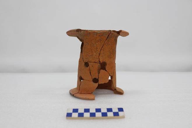 전북 군산 개사동 패총서 출토된 일본 야요이시대 토기. 국가유산청 제공