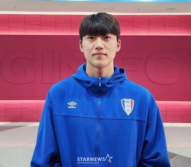 수원 삼성 골키퍼 김민준. /사진=박건도 기자