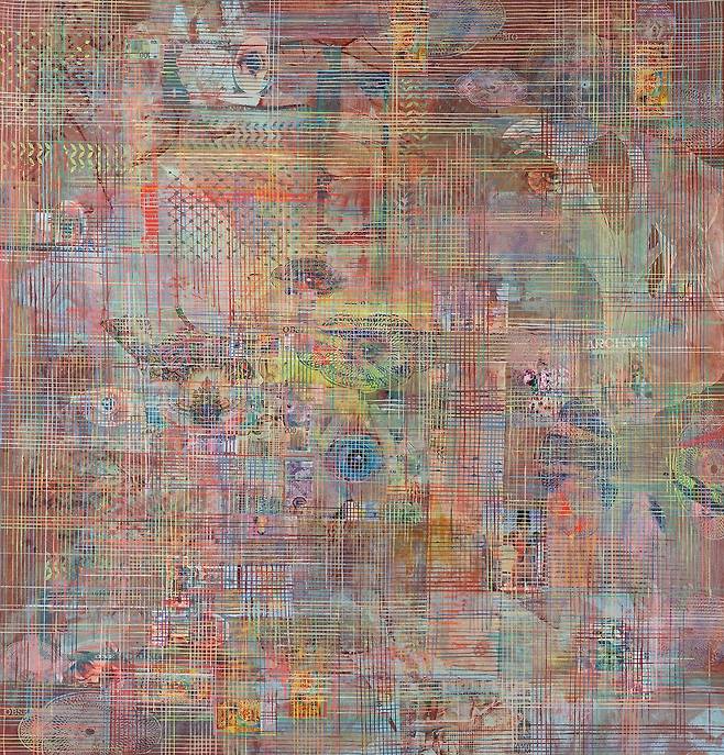 맨디 엘-사예 작 '넷-그리드(축복)' [스페이스K 서울 제공. 재판매 및 DB 금지