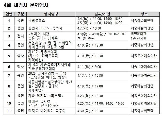 (출처=세종시문화관광재단)