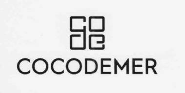 코코드메르의 브랜드 'COCODEMER'.